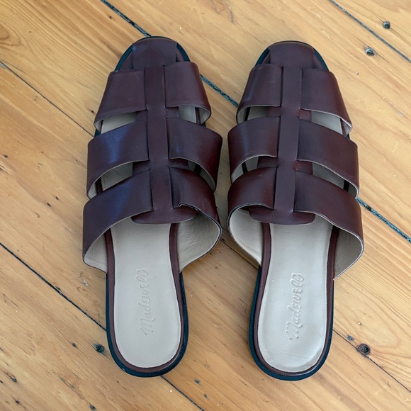 Madewell The Dixson Fisherman Mule in Apple Butter - Picture 2 of 6